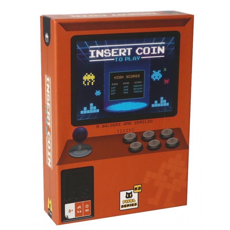 Boite de Insert Coin to Play - Pixel Collection