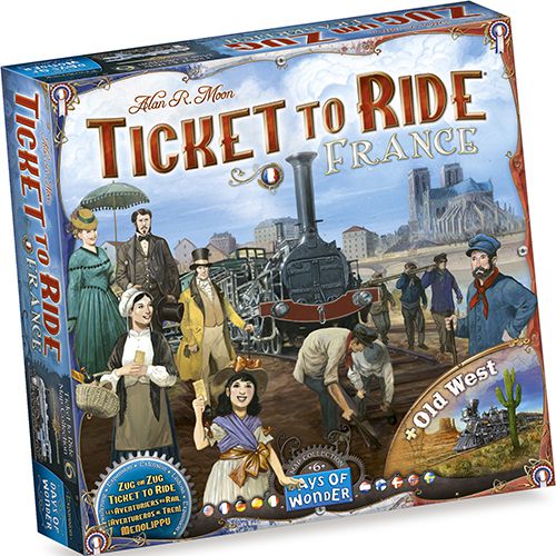 Boite de Les Aventuriers du Rail - France & Old West
