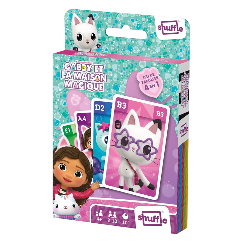 Boite de Jeu de 7 Familles - Gabby et la maison magique