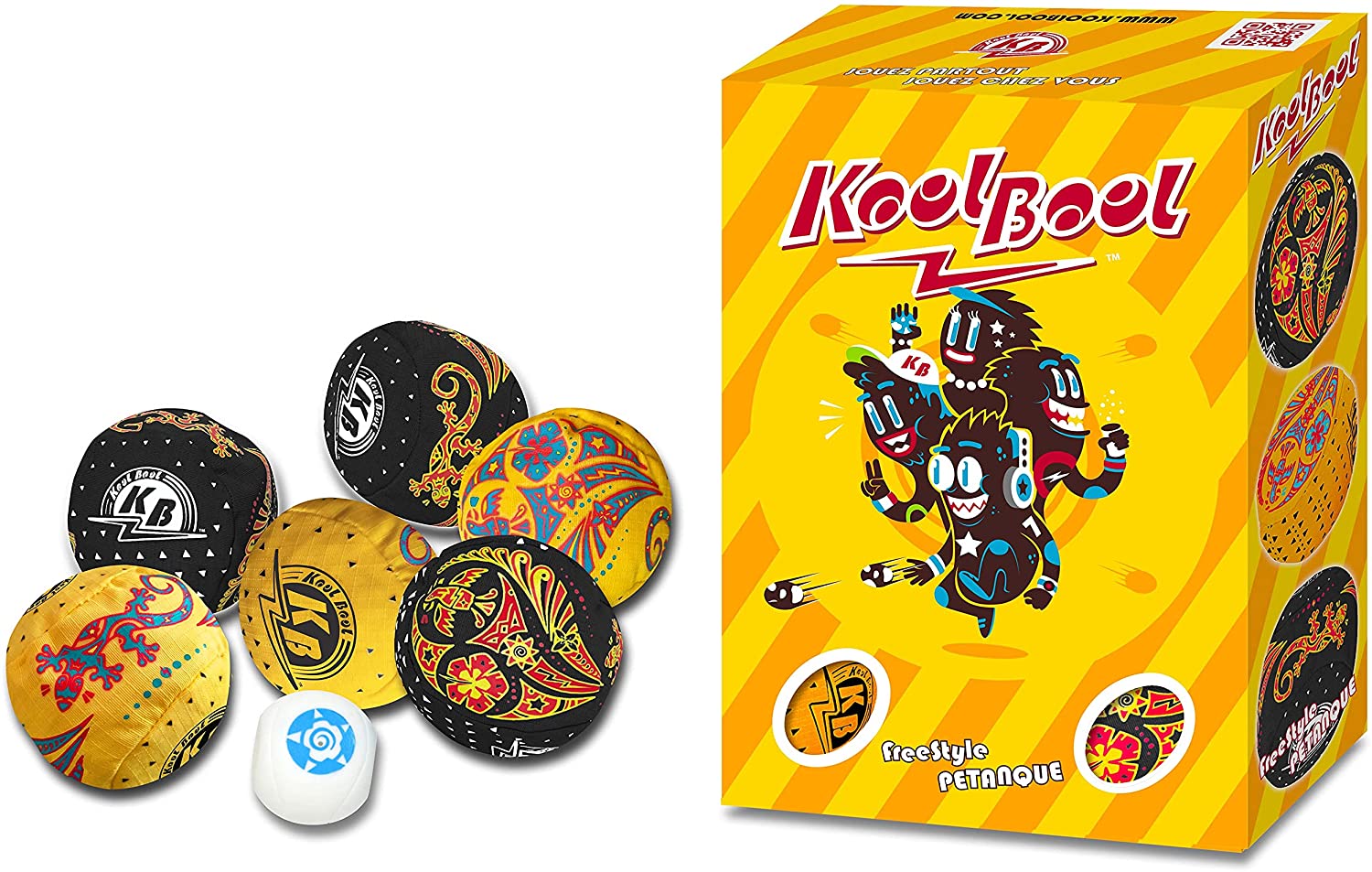 Boite de Koolbool : Version Jaune et Noir