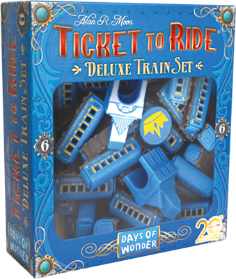 Boite de Les aventuriers du Rail - Deluxe Train Set (Set de train Deluxe) - Bleu