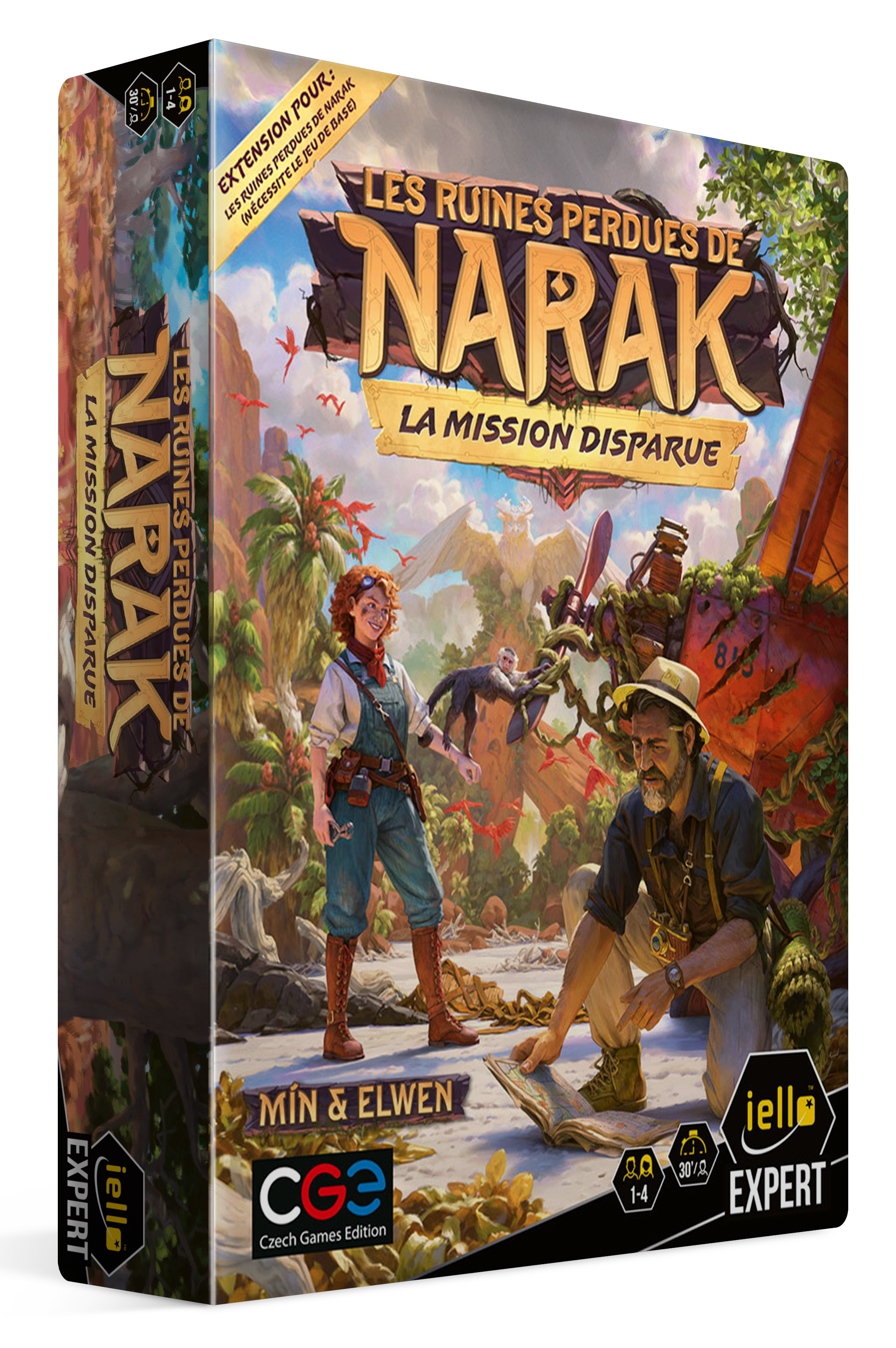 Boite de Les Ruines Perdues De Narak - La Mission Disparue