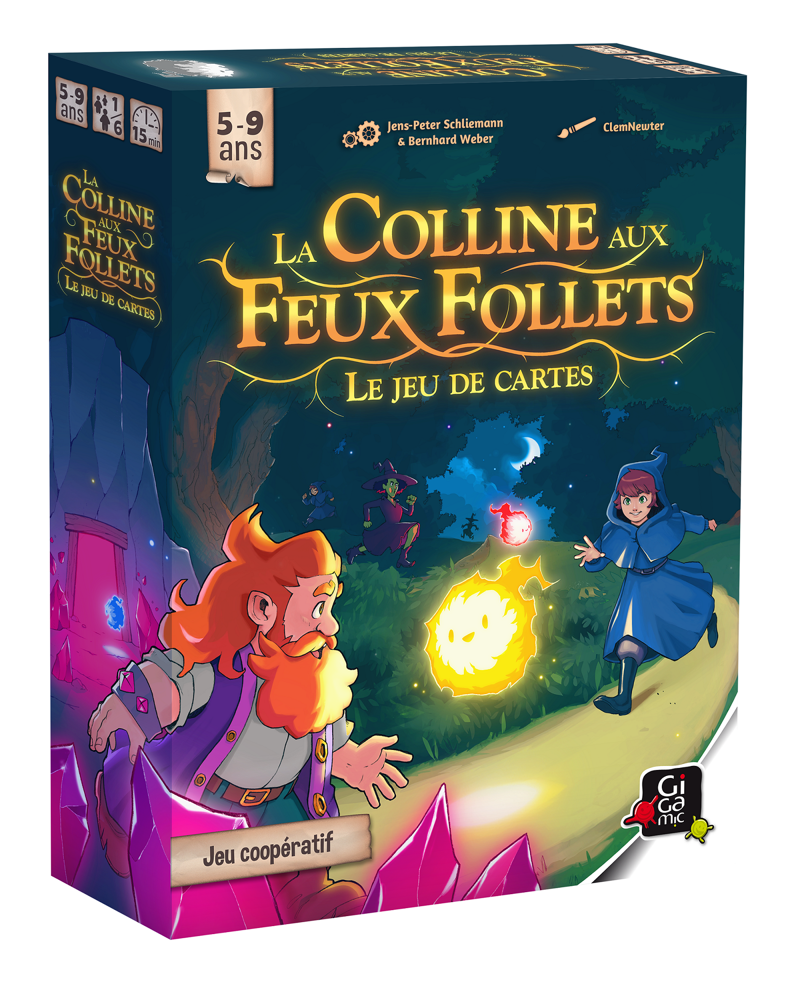 Boite de La Colline Aux Feux Follets - Le jeu de cartes