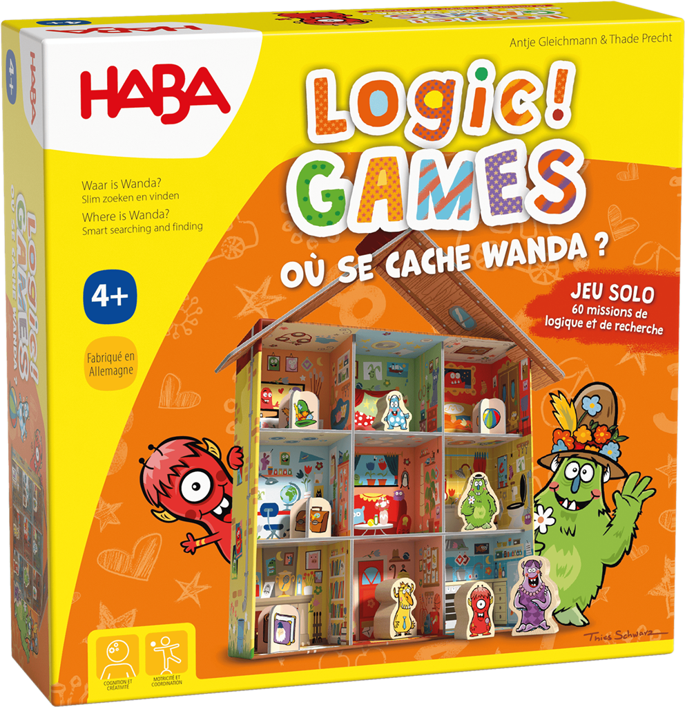 Boite de Logic! GAMES : Où se cache Wanda ?