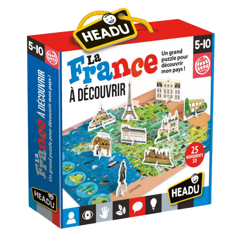 Boite de La France à Découvrir - Un Grand Puzzle