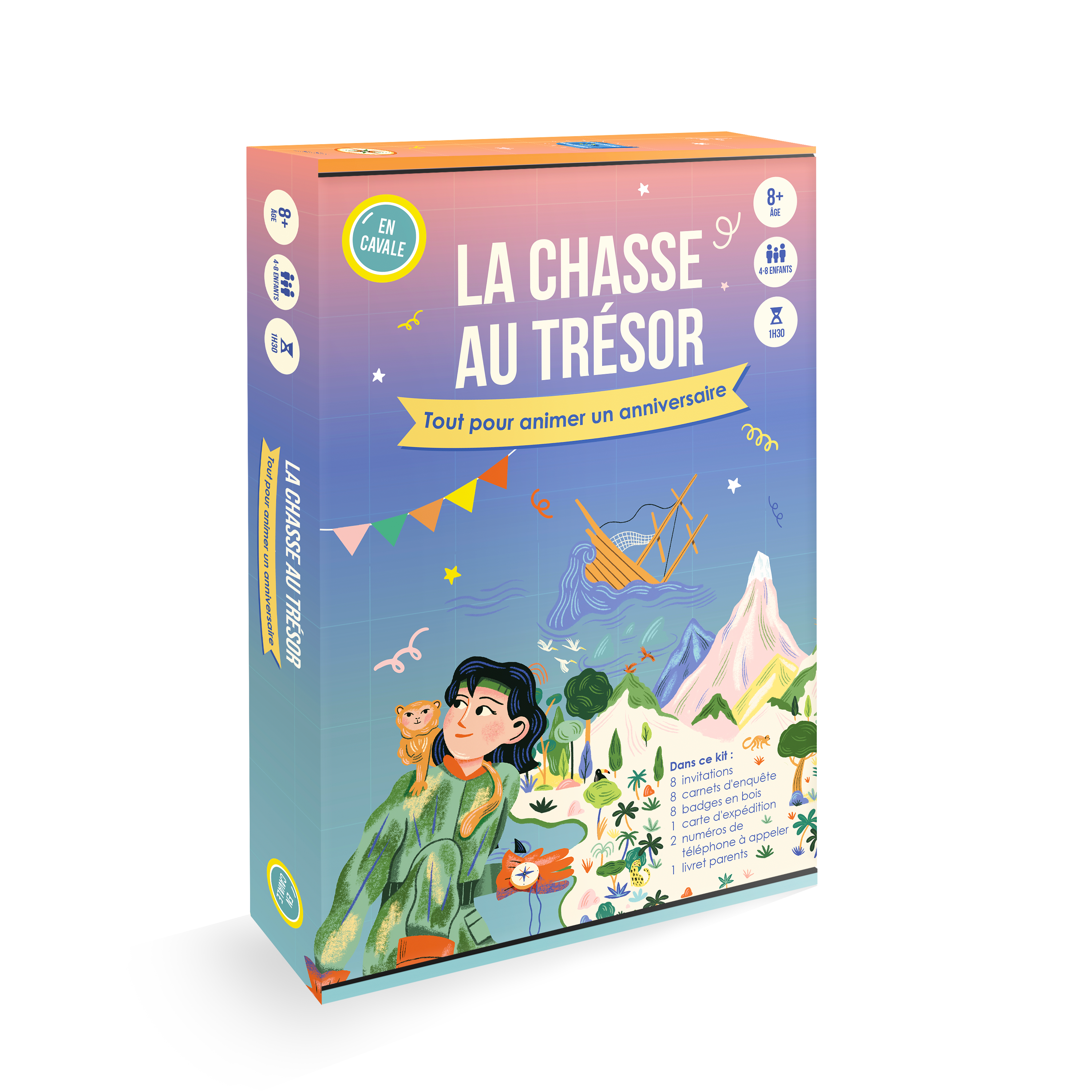 Boite de La chasse au trésor - L'île tropicale