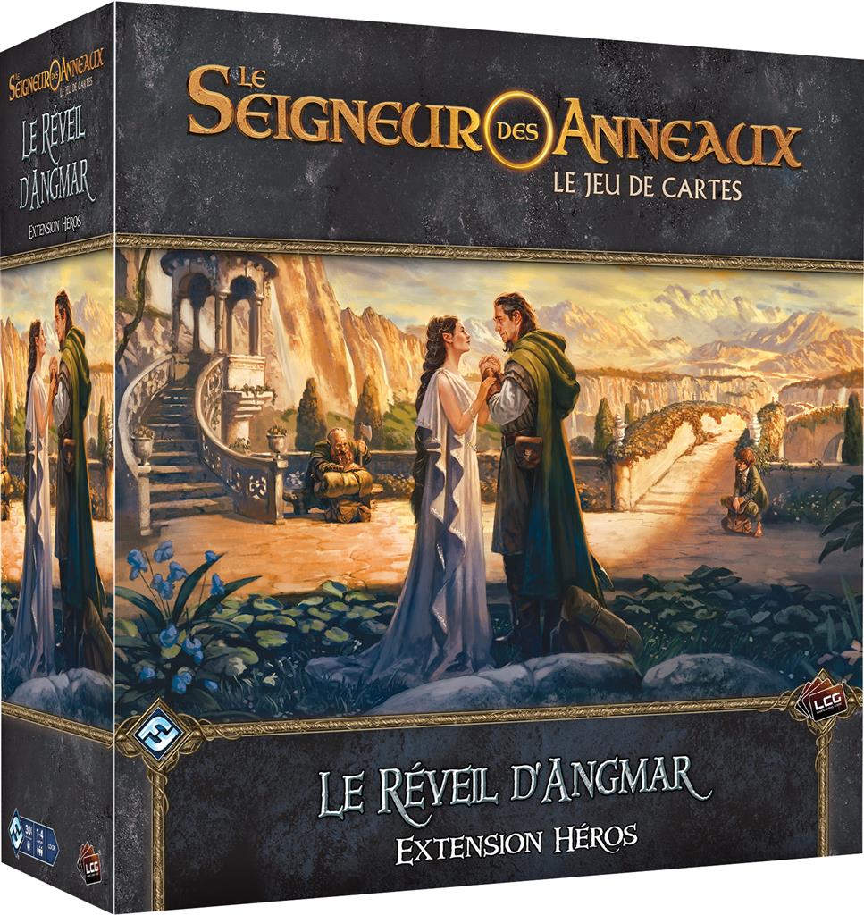 Boite de Le Seigneur des Anneaux JCE - Le Réveil d'Angmar - Extension Héros
