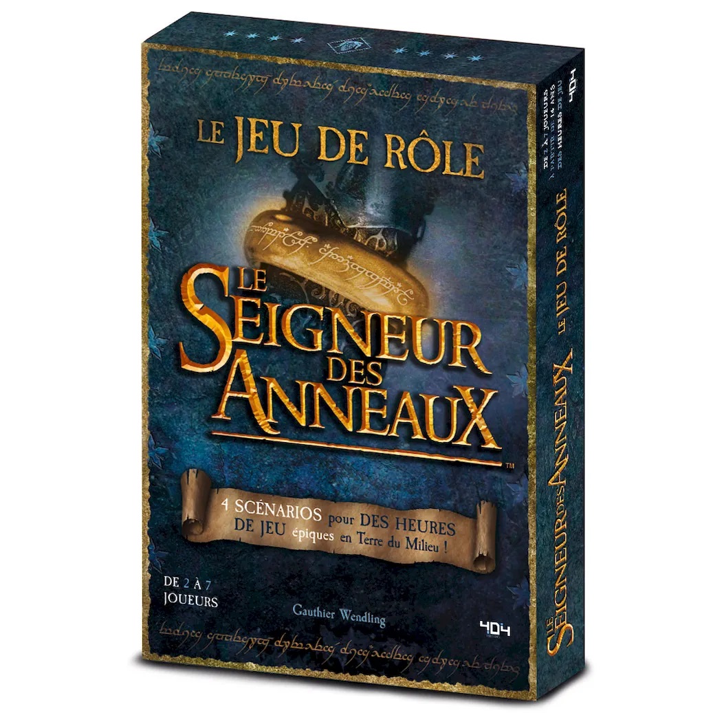 Boite de Le Seigneur des Anneaux - Le jeu de rôle officiel