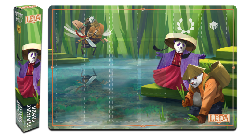 Boite de Leda - Tapis de jeu Pandas