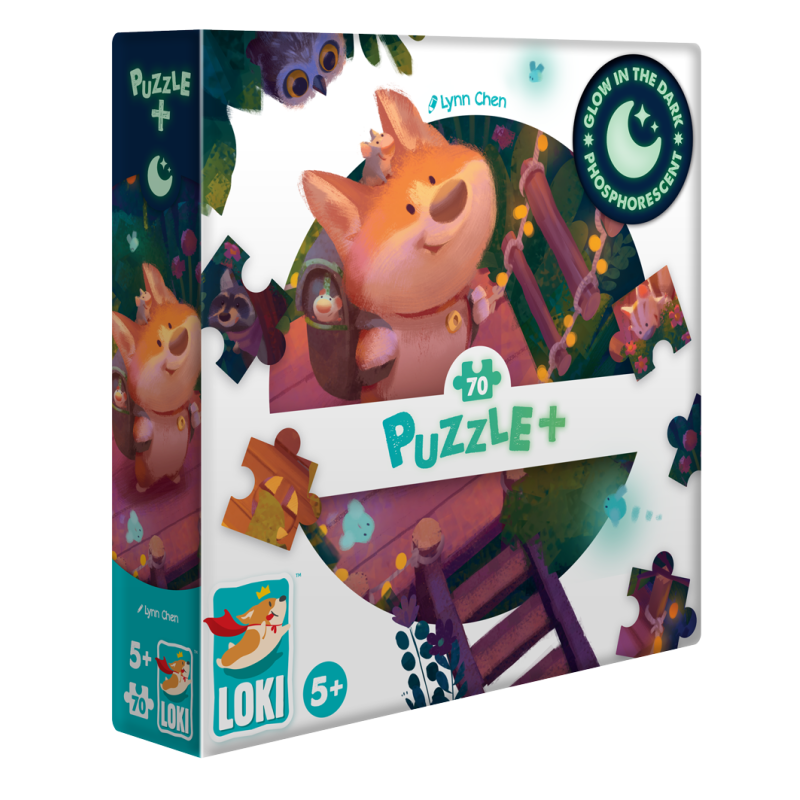 Boite de Puzzle+ - Loki explore la Cabane - 70 Pièces