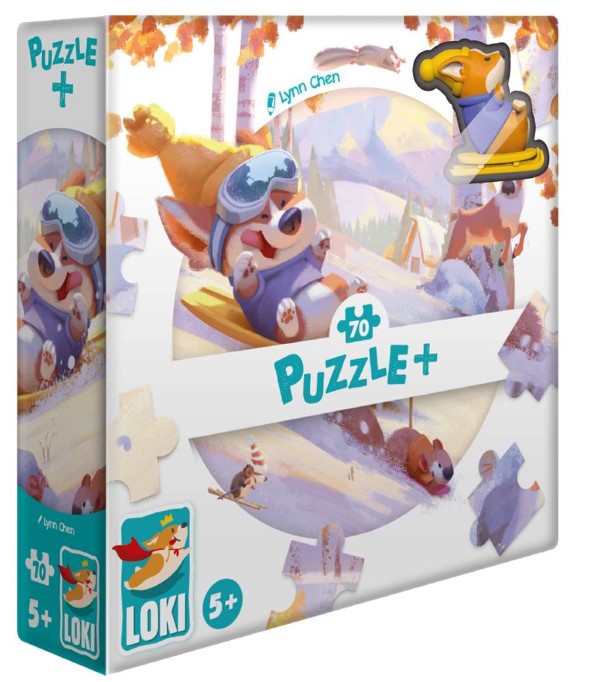 Boite de Puzzle+ : Loki fait de la Luge (70 PCS)