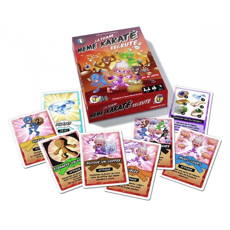 Boite de La team Mémé Karaté recrute