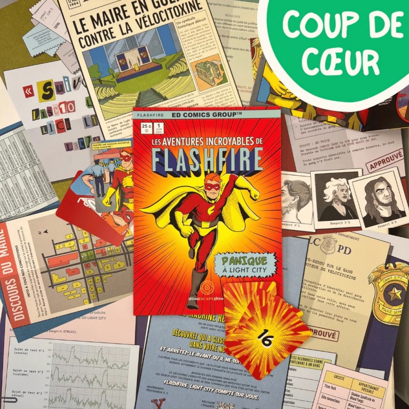 Boite de Les Aventures incroyables de Flashfire - Panique à Light City