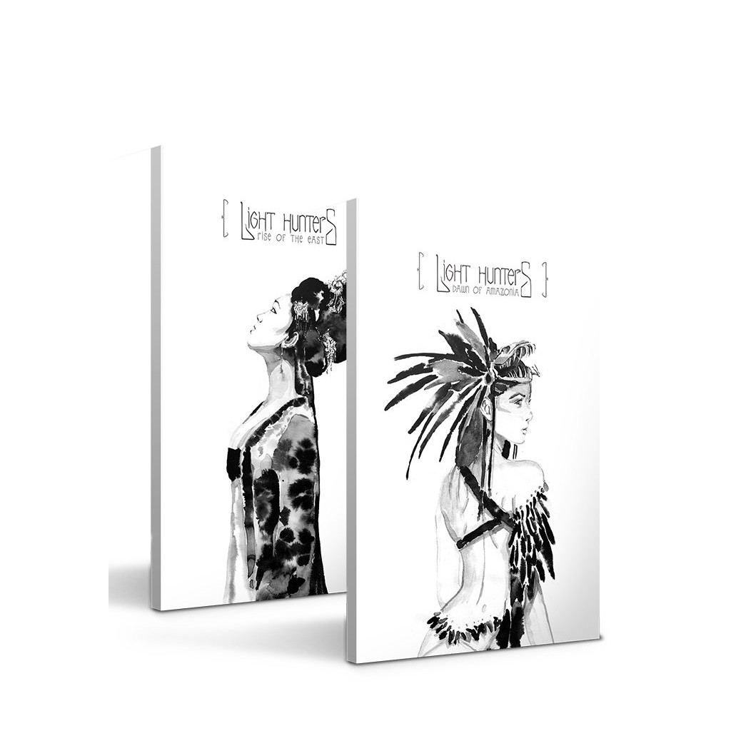 Boite de Light Hunters : Rise of the East & Dawn of Amazonia