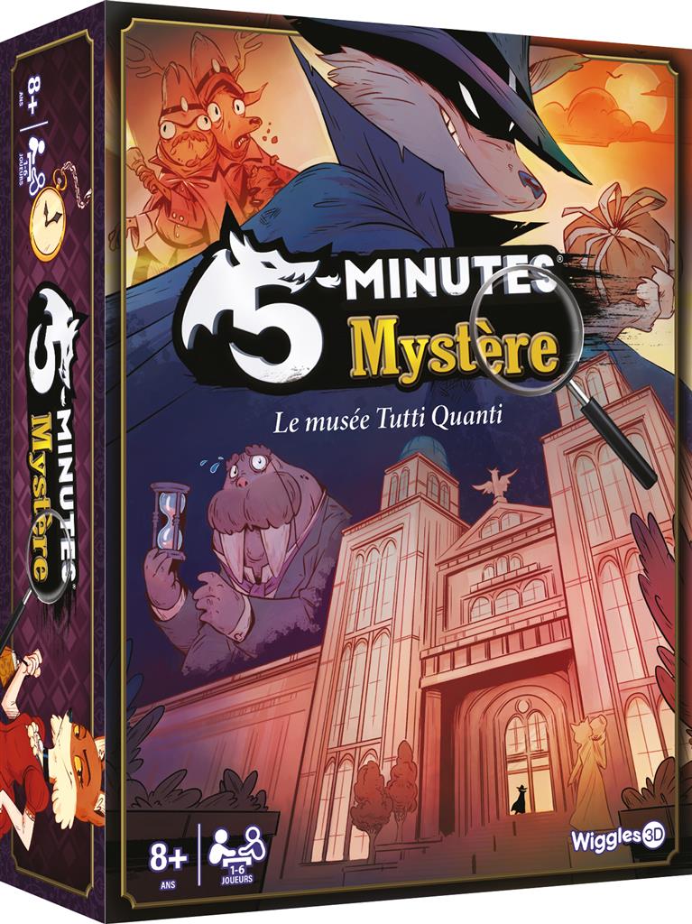Boite de 5 Minutes Mystère - Le musée Tutti Quanti