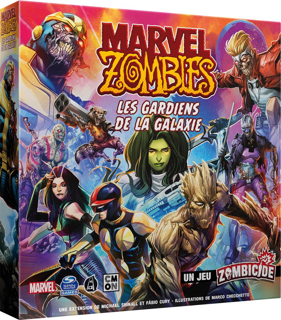 Boite de Marvel Zombies - Les gardiens de la galaxie