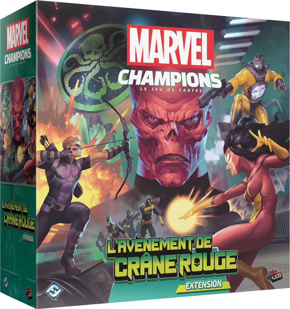 Boite de Marvel Champions - Extension L'Avènement de Crâne Rouge