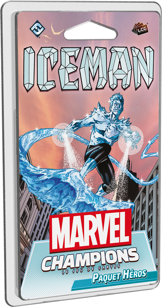 Boite de Marvel Champions - Paquet Héros - Iceman