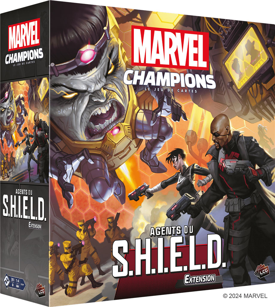 Boite de Marvel Champions - Extension Agents du S.H.I.E.L.D.