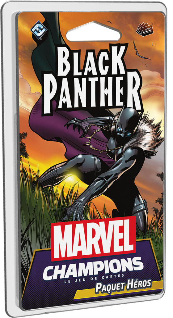 Boite de Marvel Champions - Paquet Héros - Black Panther