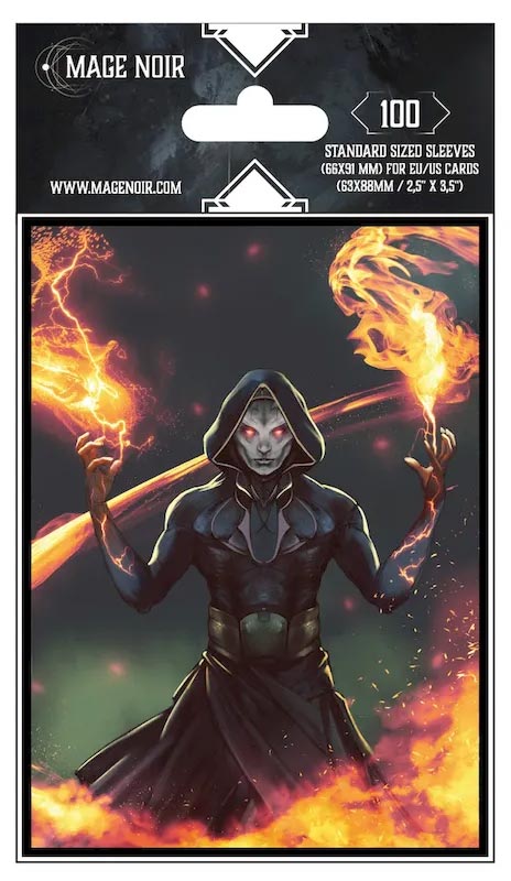 Boite de Mage Noir - Sleeves Rituel pourpre (x100)