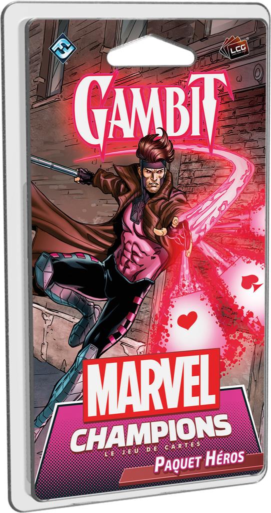 Boite de Marvel Champions - Paquet Héros - Gambit
