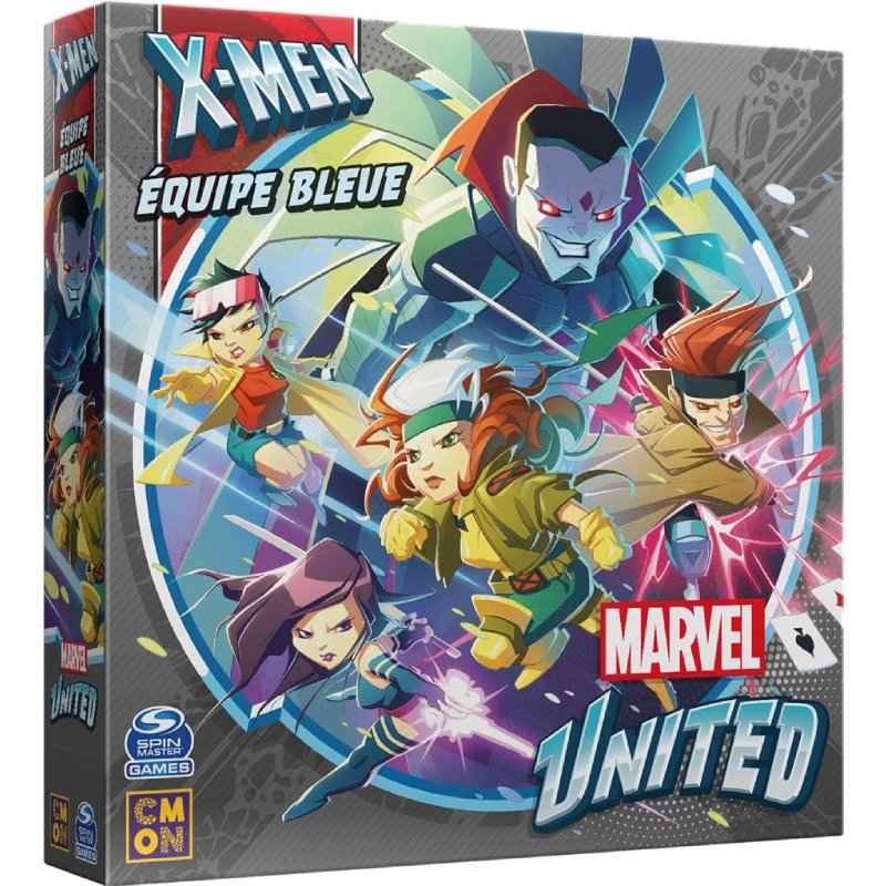 Boite de Marvel United - X-Men - Équipe Bleue