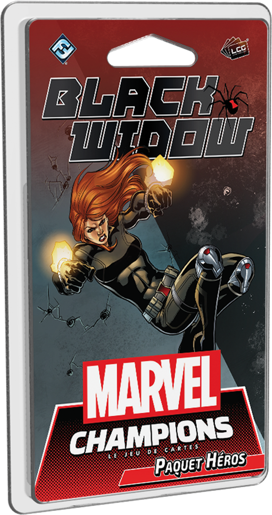 Boite de Marvel Champions - Paquet Héros - Black Widow