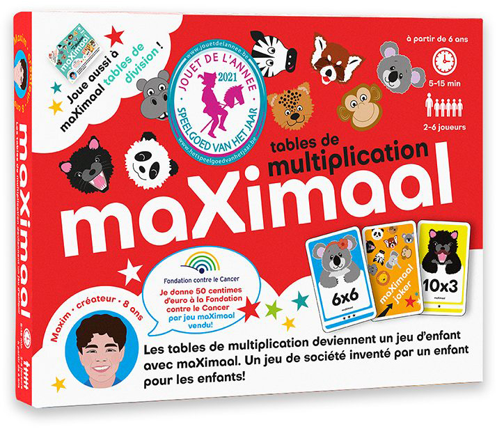 Boite de Maximaal - Tables de Multiplication