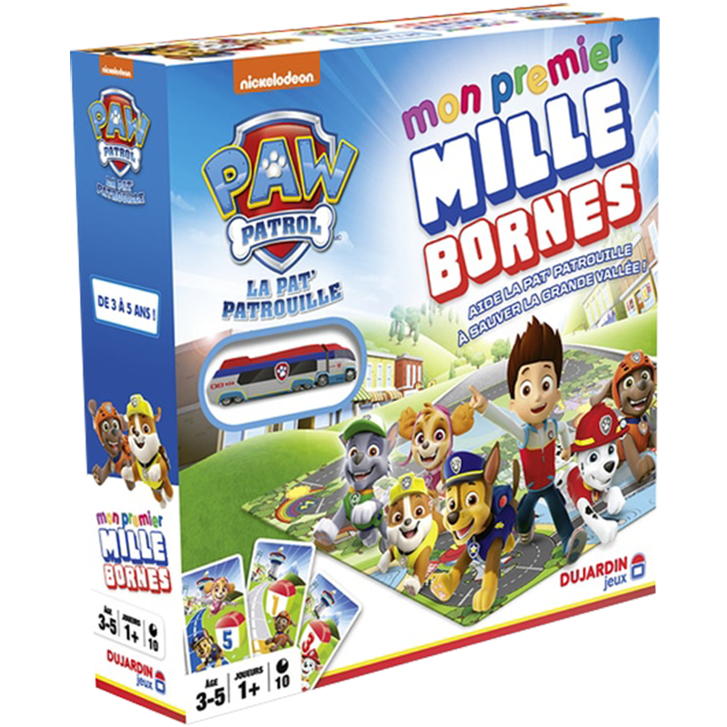 Boite de Mon Premier Mille Bornes Pat Patrouille