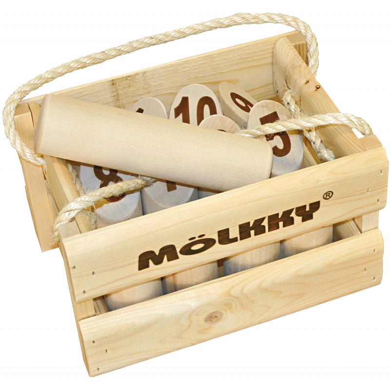 Boite de Mölkky Version Luxe (avec Casier en bois)