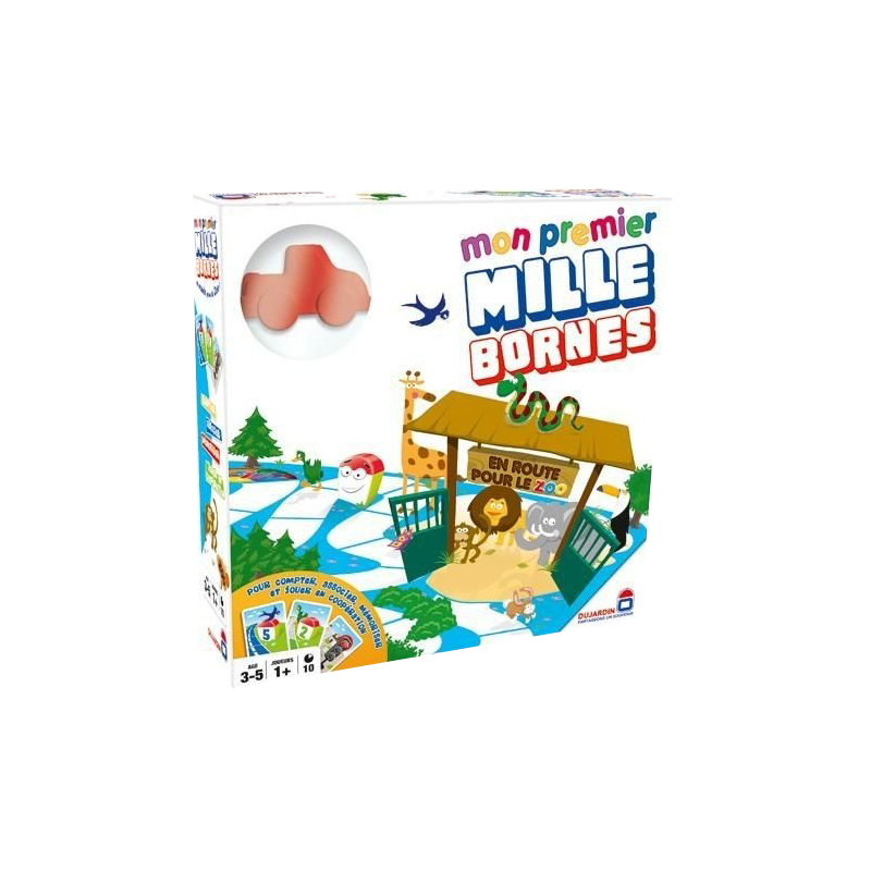 Boite de Mon Premier Mille Bornes - Tous au Zoo