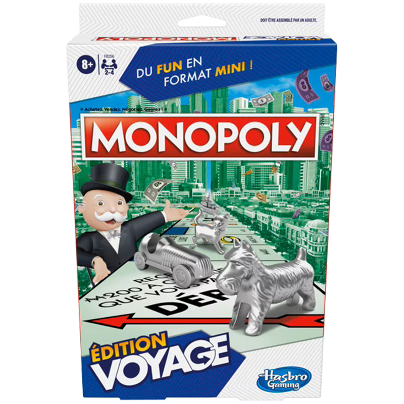 Boite de Monopoly - Édition Voyage 2024