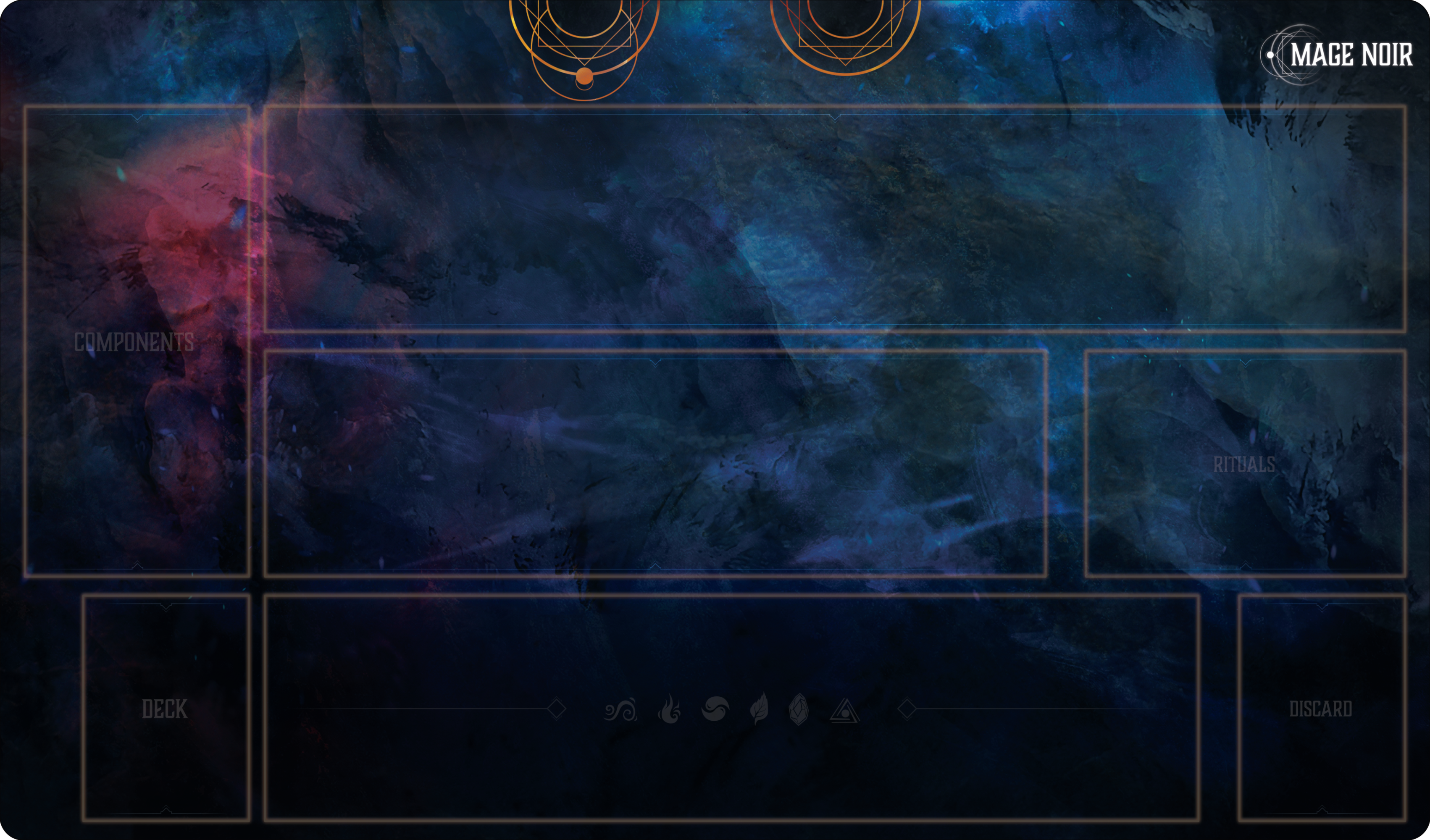 Boite de Mage Noir - Playmat Zones