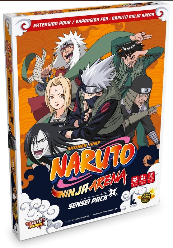 Boite de Naruto Ninja Arena - Extension Sensei Pack