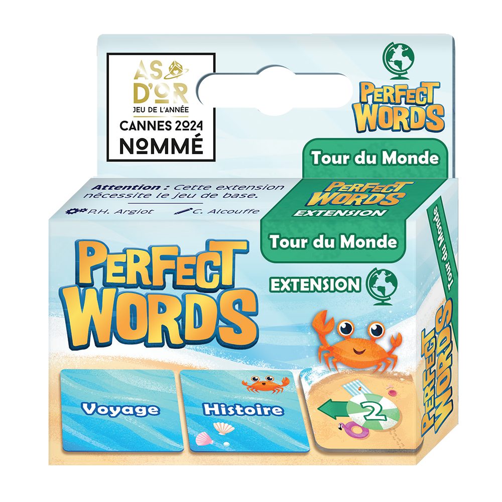 Boite de Perfect Words - Tour du Monde
