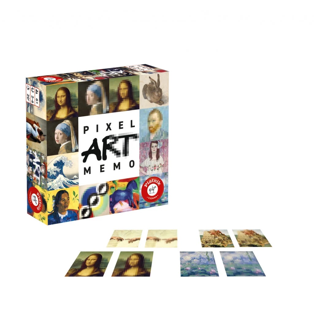 Boite de Pixel Art Memory