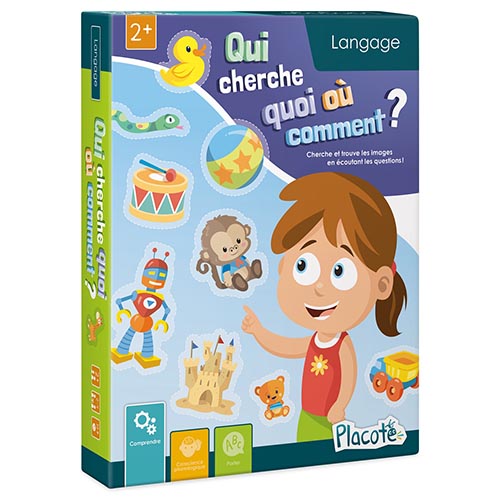Boite de Qui Cherche Quoi Où Comment ?