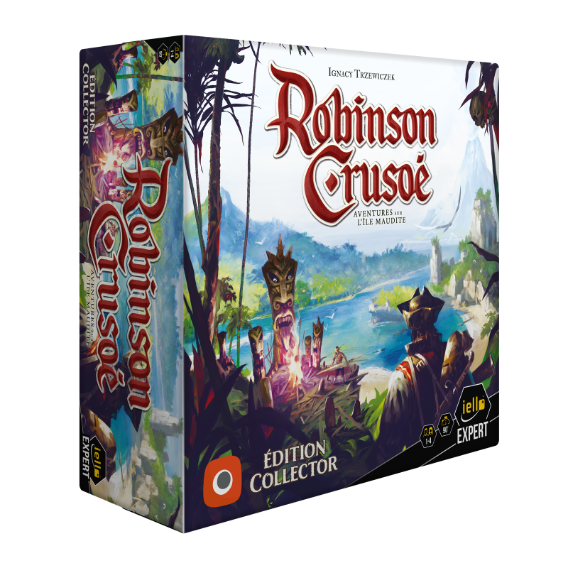 Boite de Robinson Crusoé - Aventures sur l'île Maudite - Édition Collector