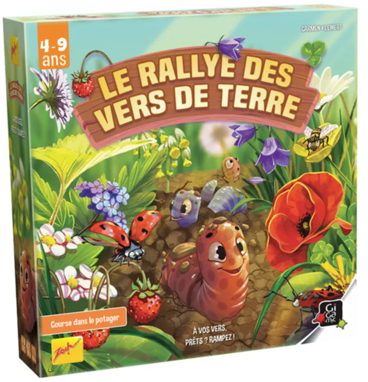 Boite de Le Rallye des Vers de Terre - KinderSpiel des Jahres 2011