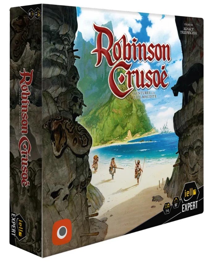 Boite de Robinson Crusoé - Aventures sur l'île Maudite
