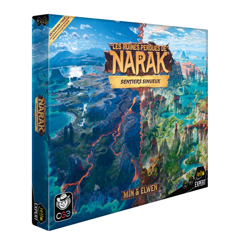 Boite de Les Ruines Perdues De Narak - Sentiers Sinueux