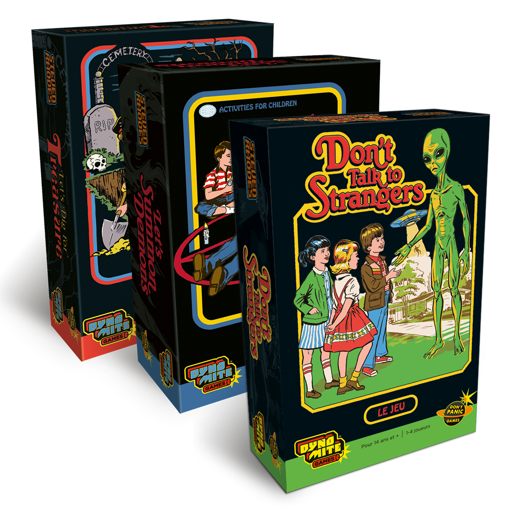 Boite de Coffret Steven Rhodes (Let's Dig for Treasure + Let's Summon Demons + Don't talk to Strangers)
