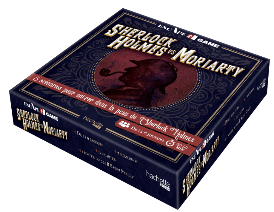 Boite de Escape Game : Sherlock Holmes VS Moriarty