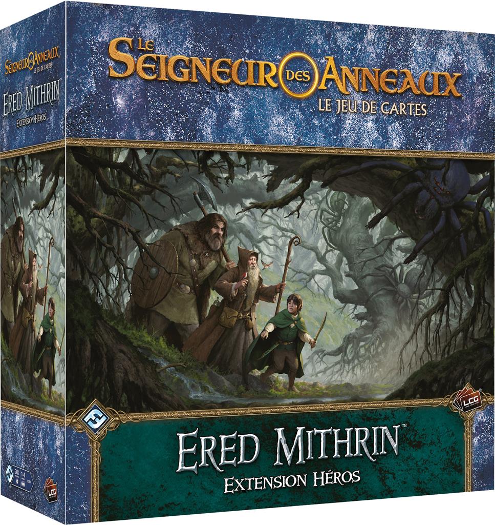 Boite de Le Seigneur des Anneaux JCE - Ered Mithrin - Extension Héros