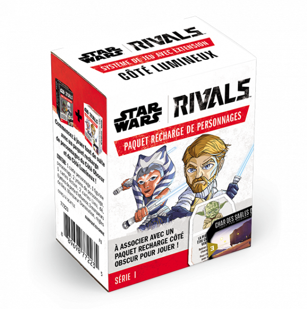Boite de Star Wars Rivals Série 1 - Paquet recharge de personnages - Côté Lumineux