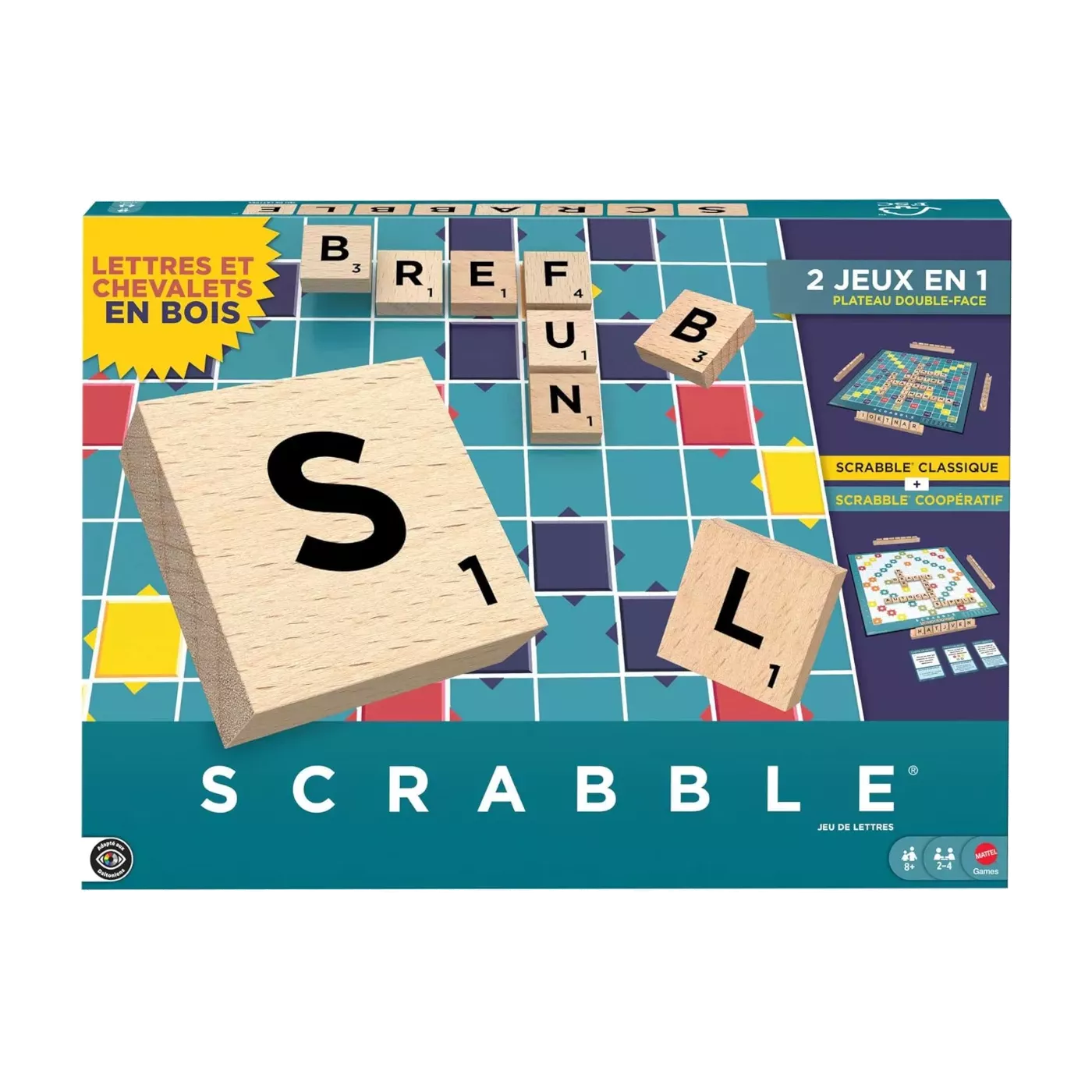 Boite de Scrabble Classique (En Bois)