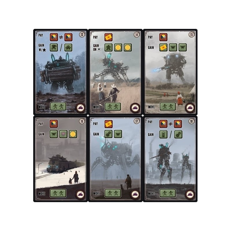 Boite de Scythe - Cartes Usine 13-18