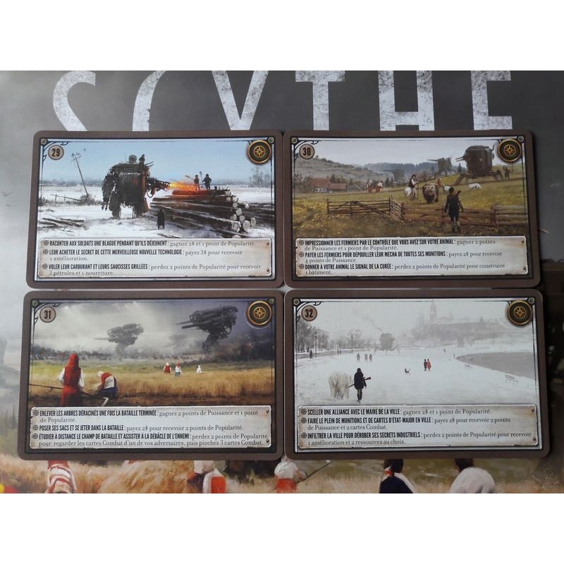 Boite de Scythe - Cartes rencontre 29-32