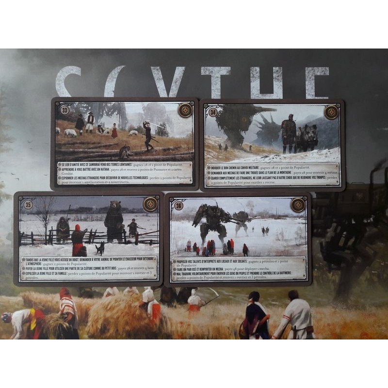 Boite de Scythe - Cartes Rencontres 33-36